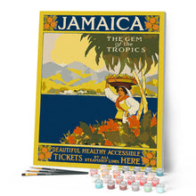 Carica l'immagine nel visualizzatore di Gallery, Dipingere con i numeri - Giamaica - La Gemma dei Tropici