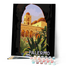Carica l'immagine nel visualizzatore di Gallery, Dipingere con i numeri - Cortile a Palermo