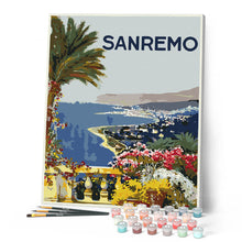 Carica l'immagine nel visualizzatore di Gallery, Dipingere con i numeri - Riviera di Sanremo in fiore