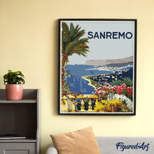 Carica l'immagine nel visualizzatore di Gallery, Dipingere con i numeri - Riviera di Sanremo in fiore