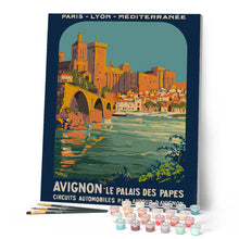 Carica l'immagine nel visualizzatore di Gallery, Dipingere con i numeri - Avignone - Palazzo dei Papi