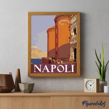 Carica l'immagine nel visualizzatore di Gallery, Dipingere con i numeri - Poster vintage di Napoli