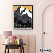 Carica l'immagine nel visualizzatore di Gallery, Dipingere con i numeri - Benvenuti nel Montana