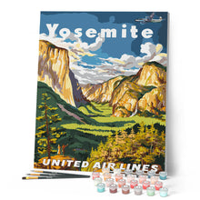Carica l'immagine nel visualizzatore di Gallery, Dipingere con i numeri - Parco nazionale di Yosemite