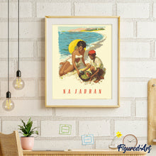 Carica l'immagine nel visualizzatore di Gallery, Dipingere con i numeri - Poster vintage della costa della Jugoslavia