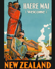 Carica l'immagine nel visualizzatore di Gallery, Dipingere con i numeri - Poster vintage della Nuova Zelanda Figured'Art