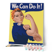 Carica l'immagine nel visualizzatore di Gallery, Dipingere con i numeri - We Can Do It!