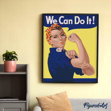 Carica l'immagine nel visualizzatore di Gallery, Dipingere con i numeri - We Can Do It!