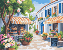Carica l'immagine nel visualizzatore di Gallery, Dipingere con i numeri - Via dei fiori soleggiata Figured'Art