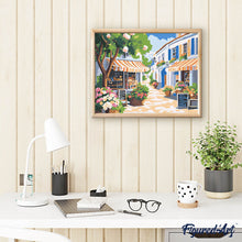 Carica l'immagine nel visualizzatore di Gallery, Dipingere con i numeri - Via dei fiori soleggiata