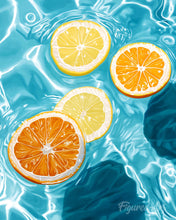 Carica l'immagine nel visualizzatore di Gallery, Dipingere con i numeri - Onde agrumate Figured'Art