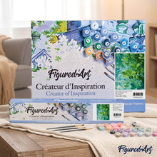 Carica l'immagine nel visualizzatore di Gallery, Dipingere con i numeri - Foglie su acqua cristallina