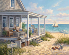 Carica l'immagine nel visualizzatore di Gallery, Dipingere con i numeri - Cottage sulle dune Figured'Art