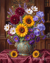 Carica l'immagine nel visualizzatore di Gallery, Dipingere con i numeri - Bouquet di giardino Figured'Art