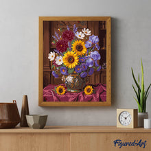 Carica l'immagine nel visualizzatore di Gallery, Dipingere con i numeri - Bouquet di giardino