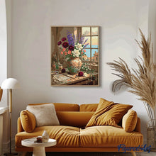 Carica l'immagine nel visualizzatore di Gallery, Dipingere con i numeri - Armonia floreale mediterranea