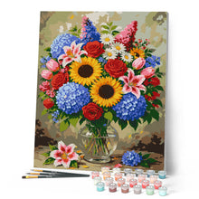 Carica l'immagine nel visualizzatore di Gallery, Dipingere con i numeri - Bouquet elegante 1