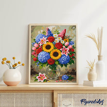 Carica l'immagine nel visualizzatore di Gallery, Dipingere con i numeri - Bouquet elegante 1