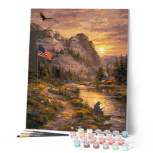 Carica l'immagine nel visualizzatore di Gallery, Dipingere con i numeri - Paesaggio americano