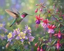 Carica l'immagine nel visualizzatore di Gallery, Dipingere con i numeri - Sussurri del colibrì Figured'Art