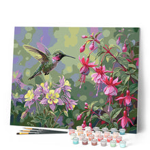 Carica l'immagine nel visualizzatore di Gallery, Dipingere con i numeri - Sussurri del colibrì