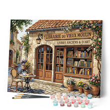 Carica l'immagine nel visualizzatore di Gallery, Dipingere con i numeri - Incantevole libreria francese