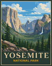 Carica l'immagine nel visualizzatore di Gallery, Dipingere con i numeri - Parco nazionale di Yosemite - California Figured'Art