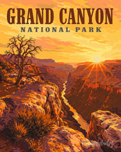 Carica l'immagine nel visualizzatore di Gallery, Dipingere con i numeri - Parco nazionale del Grand Canyon - Arizona Figured'Art