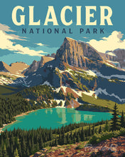 Carica l'immagine nel visualizzatore di Gallery, Dipingere con i numeri - Glacier National Park - Montana Figured'Art