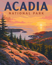 Carica l'immagine nel visualizzatore di Gallery, Dipingere con i numeri - Parco nazionale di Acadia - Maine Figured'Art
