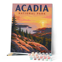 Carica l'immagine nel visualizzatore di Gallery, Dipingere con i numeri - Parco nazionale di Acadia - Maine
