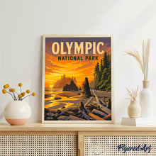 Carica l'immagine nel visualizzatore di Gallery, Dipingere con i numeri - Olympic National Park - Washington