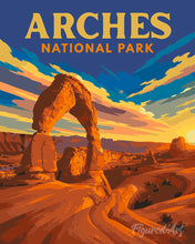 Carica l'immagine nel visualizzatore di Gallery, Dipingere con i numeri - Parco nazionale degli Arches - Utah Figured'Art