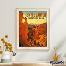 Carica l'immagine nel visualizzatore di Gallery, Dipingere con i numeri - Parco nazionale del Bryce Canyon - Utah