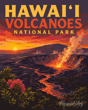 Carica l'immagine nel visualizzatore di Gallery, Dipingere con i numeri - Parco nazionale Vulcani delle Hawaii Figured'Art