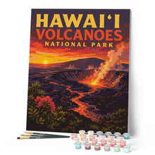Carica l'immagine nel visualizzatore di Gallery, Dipingere con i numeri - Parco nazionale Vulcani delle Hawaii