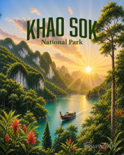 Carica l'immagine nel visualizzatore di Gallery, Dipingere con i numeri - Parco nazionale di Khao Sok Figured'Art