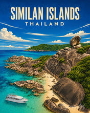 Carica l'immagine nel visualizzatore di Gallery, Dipingere con i numeri - Poster di viaggio Isole Similan Figured'Art
