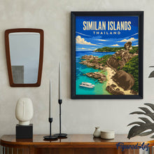 Carica l'immagine nel visualizzatore di Gallery, Dipingere con i numeri - Poster di viaggio Isole Similan