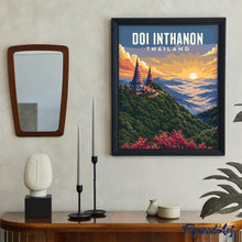 Carica l'immagine nel visualizzatore di Gallery, Dipingere con i numeri - Poster di viaggio Doi Inthanon