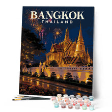 Carica l'immagine nel visualizzatore di Gallery, Dipingere con i numeri - Poster di viaggio Bangkok