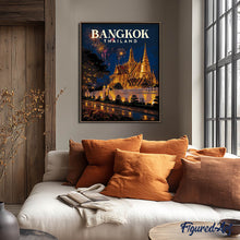 Carica l'immagine nel visualizzatore di Gallery, Dipingere con i numeri - Poster di viaggio Bangkok