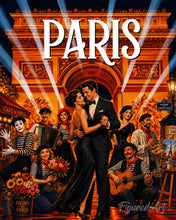 Carica l'immagine nel visualizzatore di Gallery, Dipingere con i numeri - Poster di viaggio Cabaret a Parigi Figured'Art