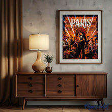 Carica l'immagine nel visualizzatore di Gallery, Dipingere con i numeri - Poster di viaggio Cabaret a Parigi