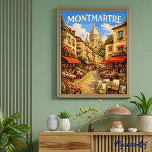 Carica l'immagine nel visualizzatore di Gallery, Dipingere con i numeri - Poster di viaggio Montmartre