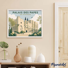 Carica l'immagine nel visualizzatore di Gallery, Dipingere con i numeri - Palazzo dei Papi di Avignone