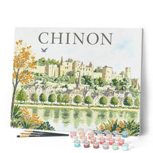 Carica l'immagine nel visualizzatore di Gallery, Dipingere con i numeri - Castello di Chinon