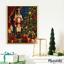 Carica l'immagine nel visualizzatore di Gallery, Dipingere con i numeri - Schiaccianoci di Natale