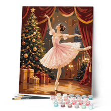 Carica l'immagine nel visualizzatore di Gallery, Dipingere con i numeri - La ballerina di Natale