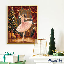 Carica l'immagine nel visualizzatore di Gallery, Dipingere con i numeri - La ballerina di Natale